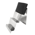 Stainless Steel Wallet Display Stand for Retail Shops-Antique Commercial Sectional Display Furniture 2 Shelves Vertical