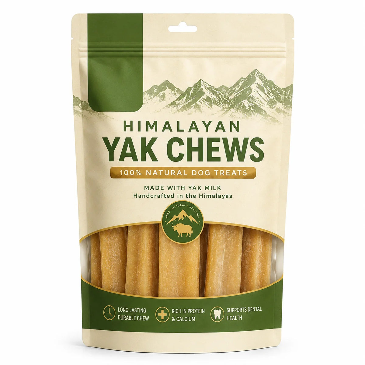 OEM ODM Himalayan Yak Milk Chews for Dogs All Breeds Natural Dog Treats Long Lasting Chews Private Label Wholesale ADINS India MegaBDM