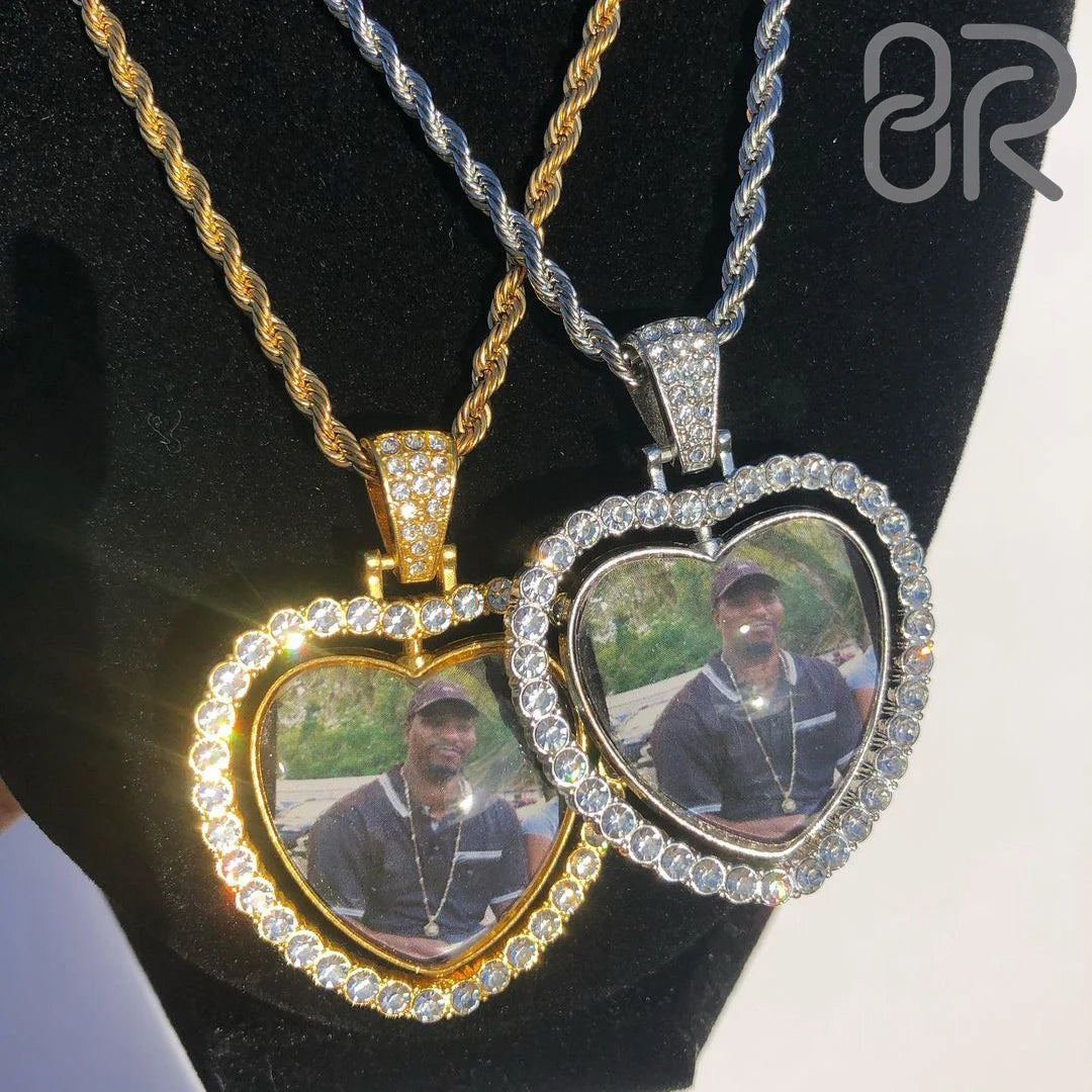 Fast Delivery 10K 14K 18K Gold Custom Pendant Round Brilliant Cut Vvs Moissanite Hip Hop Pendant Jewelry for Men Women