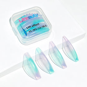 4 Pair/Box Colorful Lash Lift Pads Eyelash Perm Private logo Korean Lash Lift shields L/C Curl Super Soft Lash Lift Rods