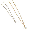 HOYA Exquisite Popular Opal 925 Sterling Silver Teardrop Pendant Rose Gold Chains Wedding Family Festival Anniversary Gift
