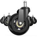 75mm Silent PU Casters with Swivel Wheels for Office Kitchen & Exterior Use-Eco-Friendly Durable Design MegaBDM