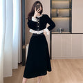 Fall Casual 2 Piece Set for Women Top And Velvet Skirts Set Ropa Wholesale
