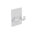SET 2 Reusable Multifunctional Double Hook Shaving Razor Holder Easy Clean Install Wall Plastic Material Travelling Purpose