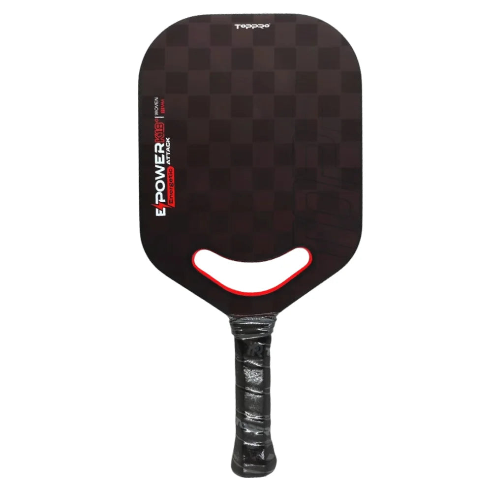 Fully customizable OEM ODM 2025 New Arrival High Performance Carbon Fiber Pickleball Paddle Rackets Squash Balls Texture 18K