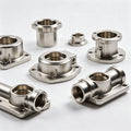 Customized OEM Full-Vortex 304 Stainless Steel Curved Blade with Precision Casting 5-axis CNC Machining MegaBDM
