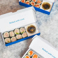 Wholesale Cardboard Paper Sushi Container Food Packaging Disposable Custom Logo Sushi Takeaway to Go Box MegaBDM