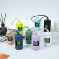 Portable PET Waste Bag Dispenser ABS Material Solid Color Dog Poop Disposal Holder Rechargeable and Stylish Simple Design