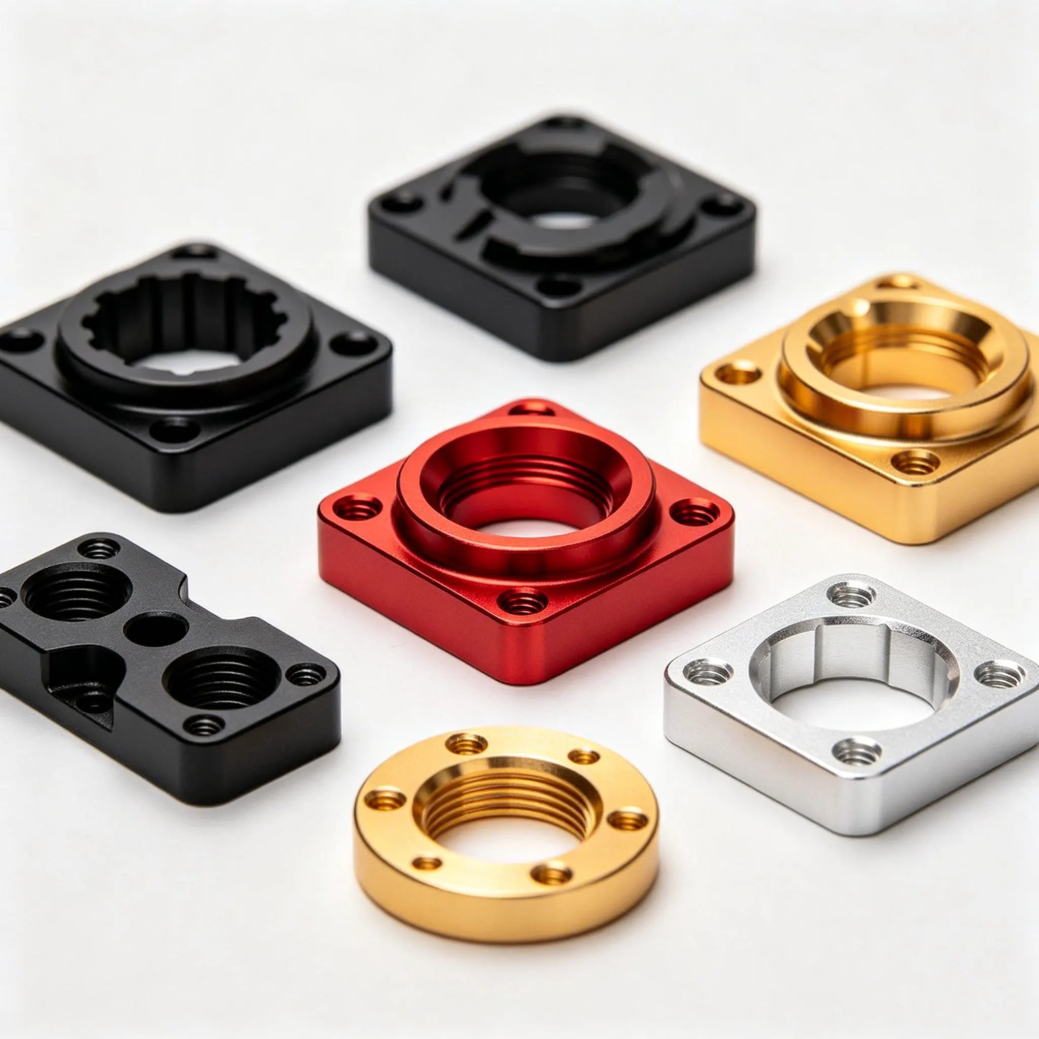 China Cheap CNC Machining Service Milling Drilling Anodized Aluminum 6061/6063/7075 2024 Stainless Steel Electric Spare Parts