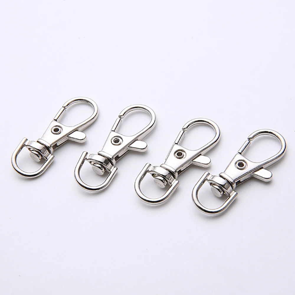 Factory Wholesale Carabiner Keychain With Swivel Lobster Clasp UV Printed Metal Rotatable Buckle and Snap Hooks Lanyard