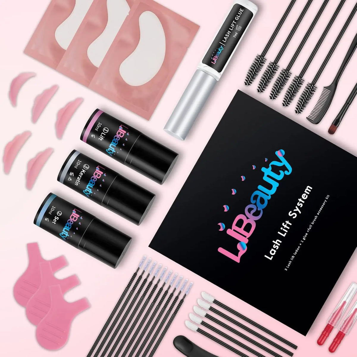 Custom Lash Lift Kit Professional Lami Glue Wimpern Lash Lifting Permanent Korean Lash Lift Kit at Home & Salon Use MegaBDM