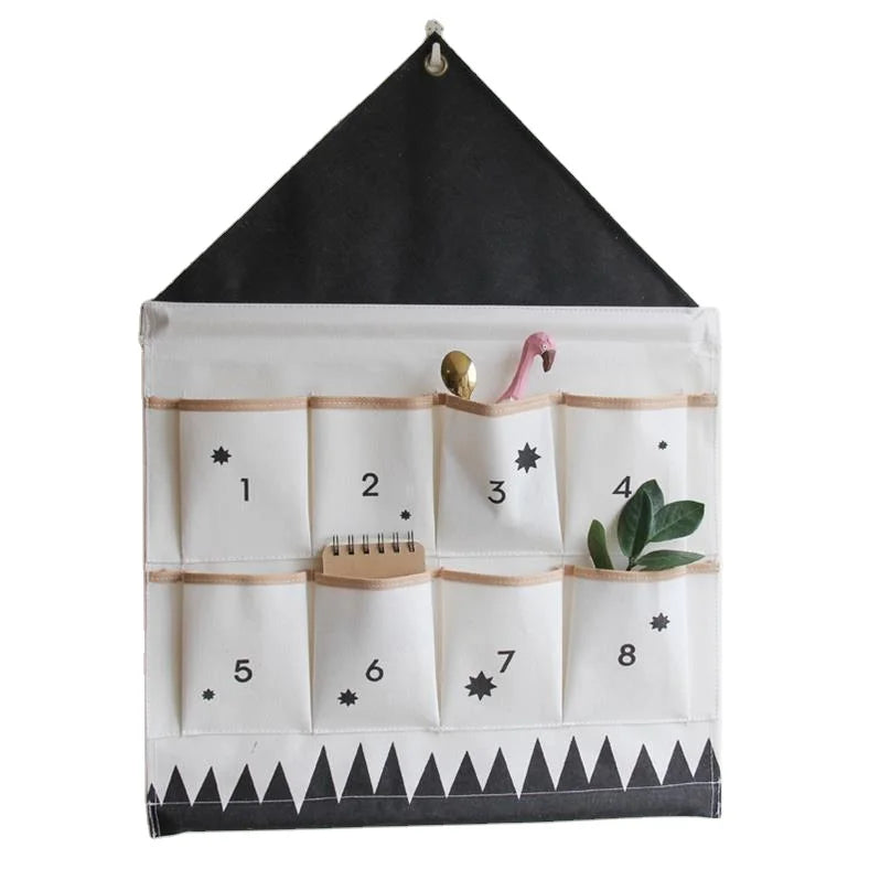 Advent Calendars Empty Advent Christmas Calendars Fashion Linen Christmas Calendar Hanging Bag Storage Organizer