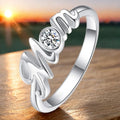 DropShipping Custom Elegant Bronze "MOM" Lettering Ring with CE Certification for Women Personalized Mather's Day Daily Gift MegaBDM