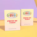 Wholesale Custom Logo Embossed Matt Laminated Recycled Press on Nails Box Packaging with Colourful Design