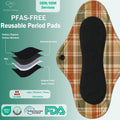 Shanhao RTS Reusable Period Pads Eco-friendly Wholesale Reusable Mesntrual Pads Organic Cotton Washable Sanitary Napkin Pads MegaBDM