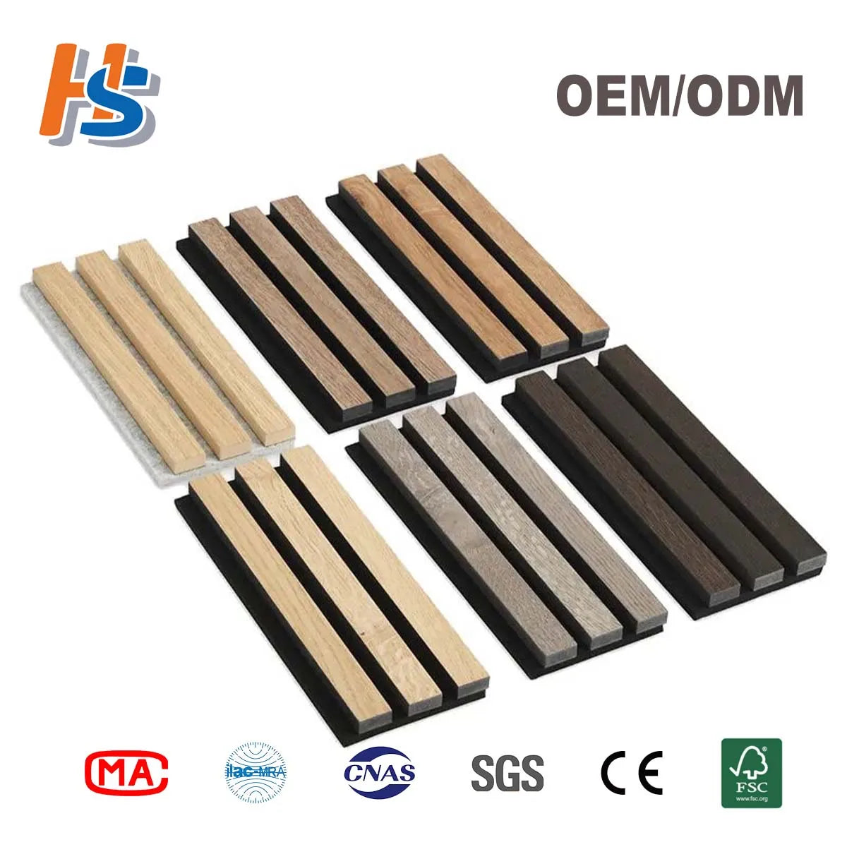 Fireproof Moisture Proof Acoustic Panels Custom Size for Home Office Commercial Renovation Noise Reduction