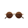 Italy Fashion Trend Metal Frame Sunglasses for Women and Men UV400 Polarized Gold Frame Tac Lenses