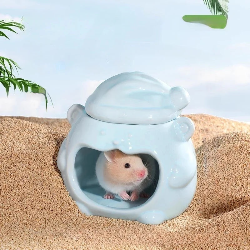 Best-Selling Eco-Friendly Ceramic Summer Cooling Large Hamster Hide