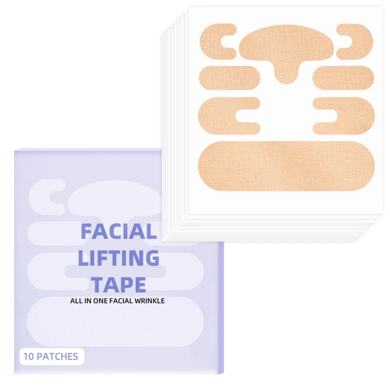 Safe Comfortable Taping Facial Kinesiology Face Tape Wrinkle Tape for Face & Forehead