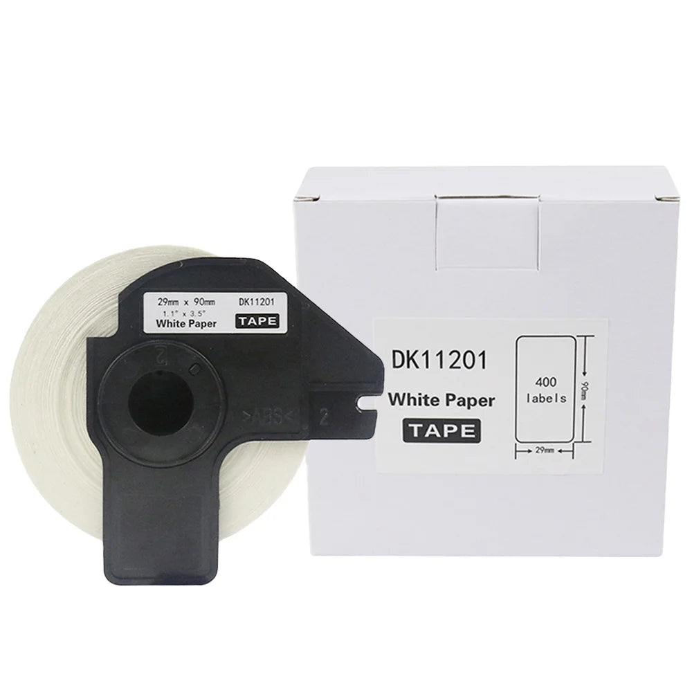 Tatrix DK11201 DK 29mm*90mm Black on White Shipping Label Thermal Paper Shipping Label Roll for Brother QL-1060N Series Printer