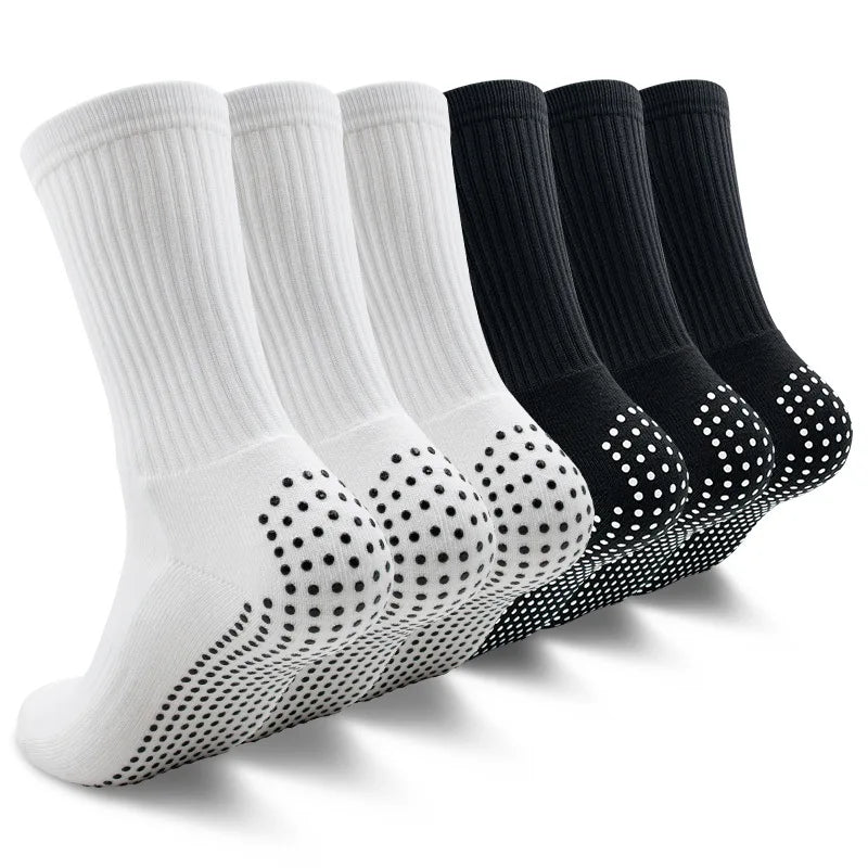 OEM Customized Logo Embroidery Non Slip Athletic Football Socks Breathable Anti Skid Sports Training Match Soccer Socks MegaBDM