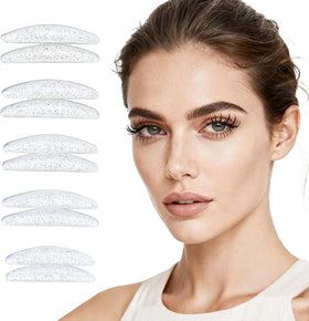 LiBeauty Korean Lash Lift Pads 5 Sizes Strong Hold Glueless Lash Lift Rods extreme Styling Shield Reusable Lash Lift shields