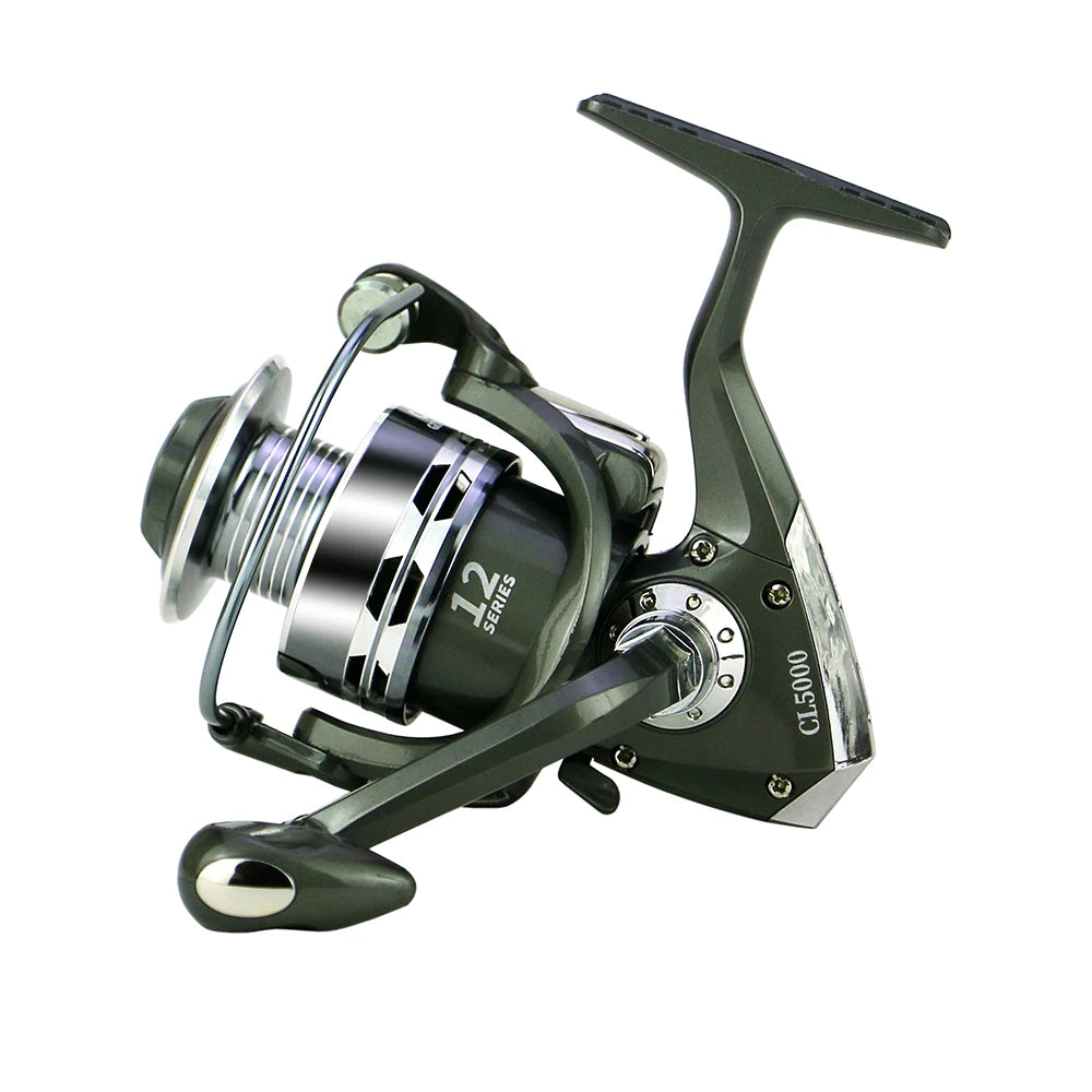 Convenient 5.5:1 Gear Ratior Spincasting Reels Metal Spool Fishing Reels Plastic Body for Freshwater Spinning Reel