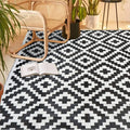 Outdoor Rug for Patio Clearance Anti Sand Beach Mats Outdoor Garden Carpets Waterproof Machine Made Pet Friendly Non-Slip Picnic