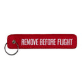 Custom Embroidered Fabric Luggage Tag with Plastic Backing