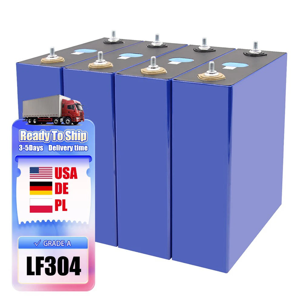 EVE 304Ah Lifepo4 Cells Eu Stock Installation Diy 3.2V 304ah Lifepo4 Grade a Battery Cells With Plate Solar System Battery MegaBDM