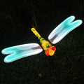 Midsummer Easter Thanksgiving 3d Dynamic Flying Dragonfly Motif Led Light Garden Christmas Outdoor Decoration