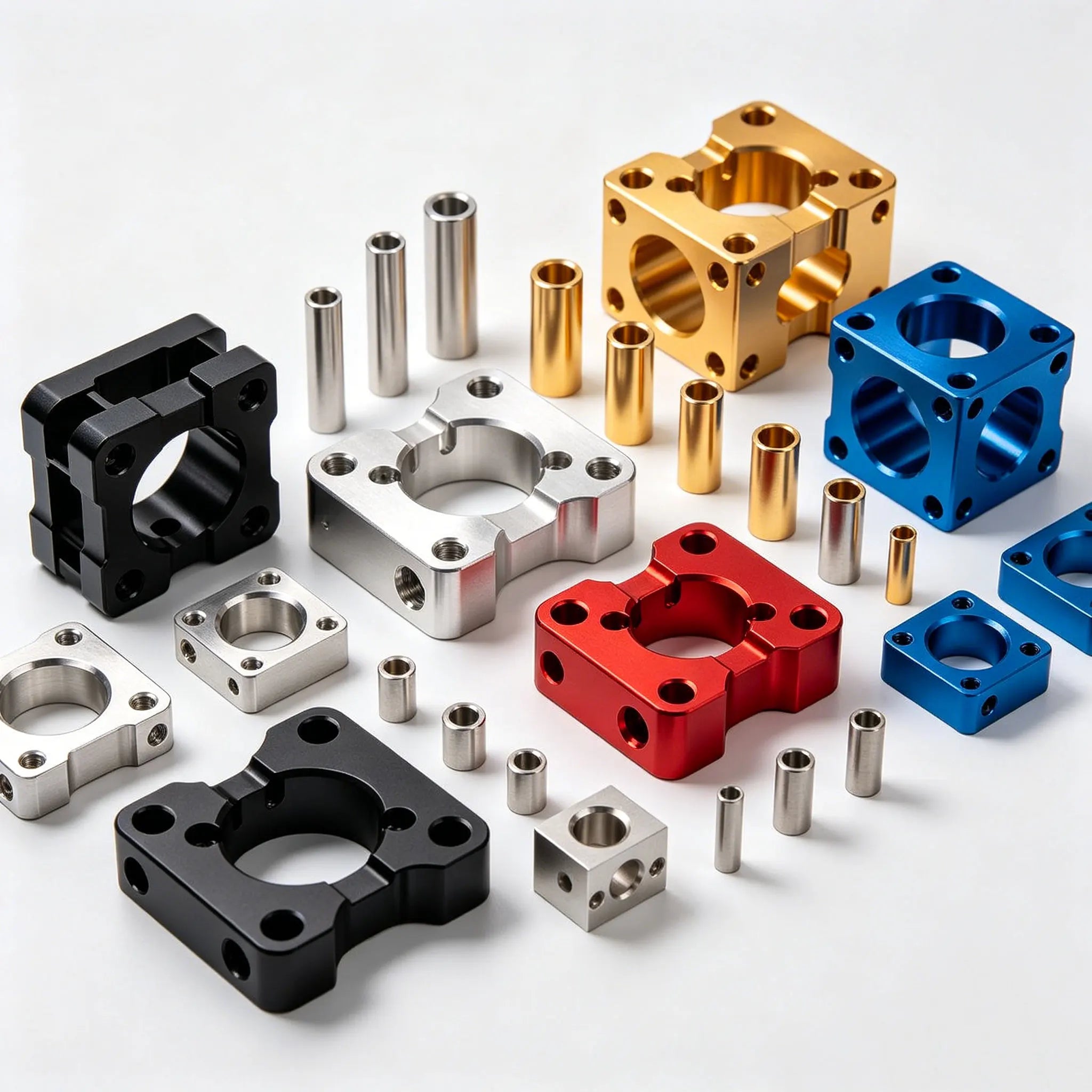 High Precision 5axis Center CNC Machining Service Stainless Steel Brass Aluminum Titanium Parts CNC Turning Mechanical Component