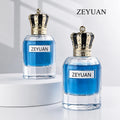 Luxury 90ml Empty Glass Perfume Spray Bottle with Royal Crown Cap Thick Base Fine Mist Spray Bottle MegaBDM