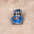 60s Cartoon TV Wolf Lapel Pins for Backpack Men Brooch on Clothes Cute Soft Enamel Pin Briefcase Badges Jewelry Accessories MegaBDM