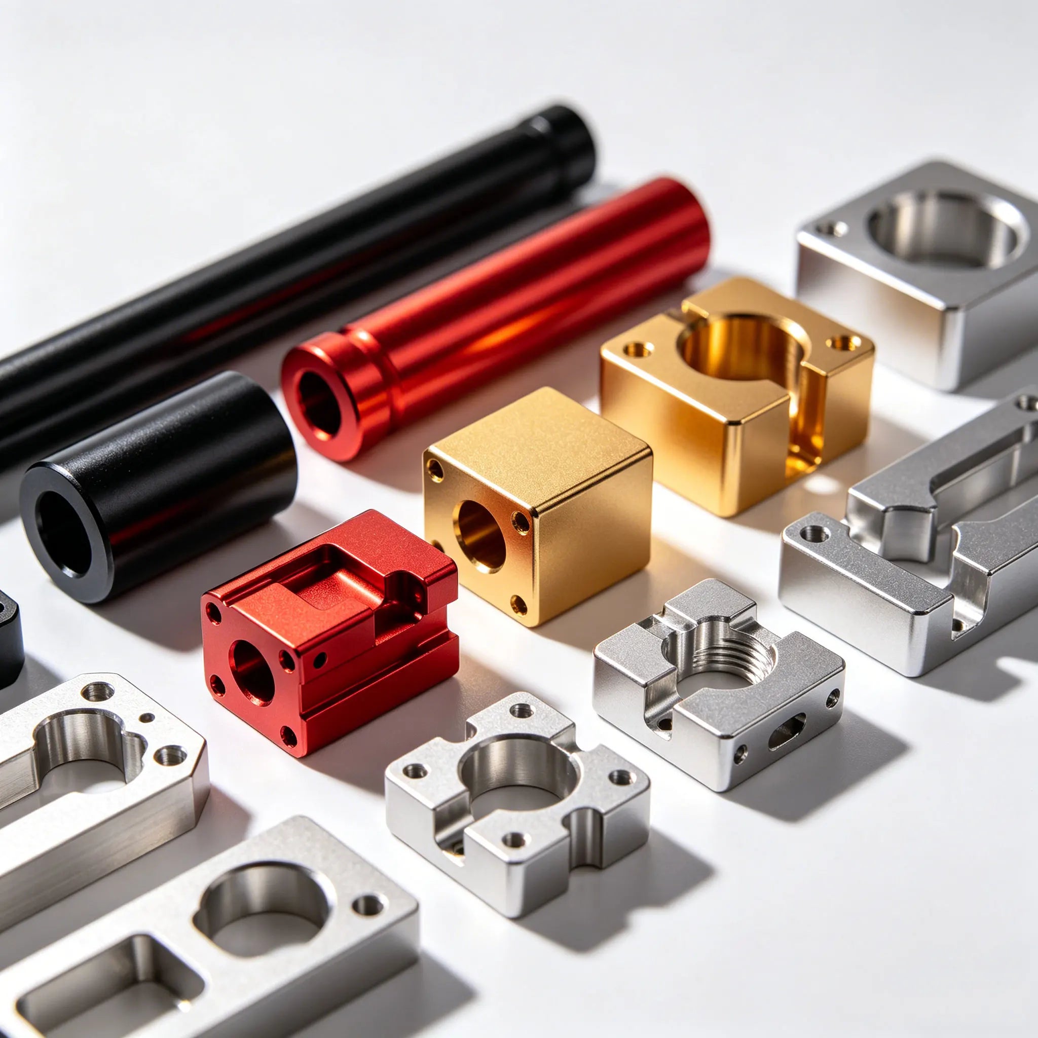ROOVO Manufacture Customized CNC Machining Stainless Steel Anodized Aluminum Metal Milling Turning Parts Cnc Service