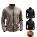 OEM Customized logo Design Men's Thin Winter Sports Jacket Stand Collar Cardigan Fleece-lined Warm Training Sweater