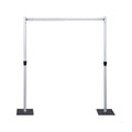 12X12FT Adjustable Heavy Duty Aluminium Pipe and Drape Backdrop Stand Wedding Wall Arch for Weddings Decoration Event Party