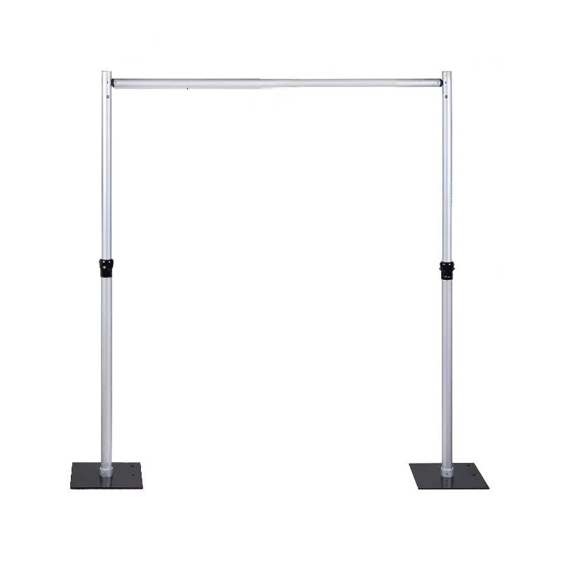 12X12FT Adjustable Heavy Duty Aluminium Pipe and Drape Backdrop Stand Wedding Wall Arch for Weddings Decoration Event Party