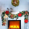 Artificial Best Seller Tinsel Pine Flower Decoration Window Ornament Outdoor Grass Ball Christmas Garland 2026 MegaBDM