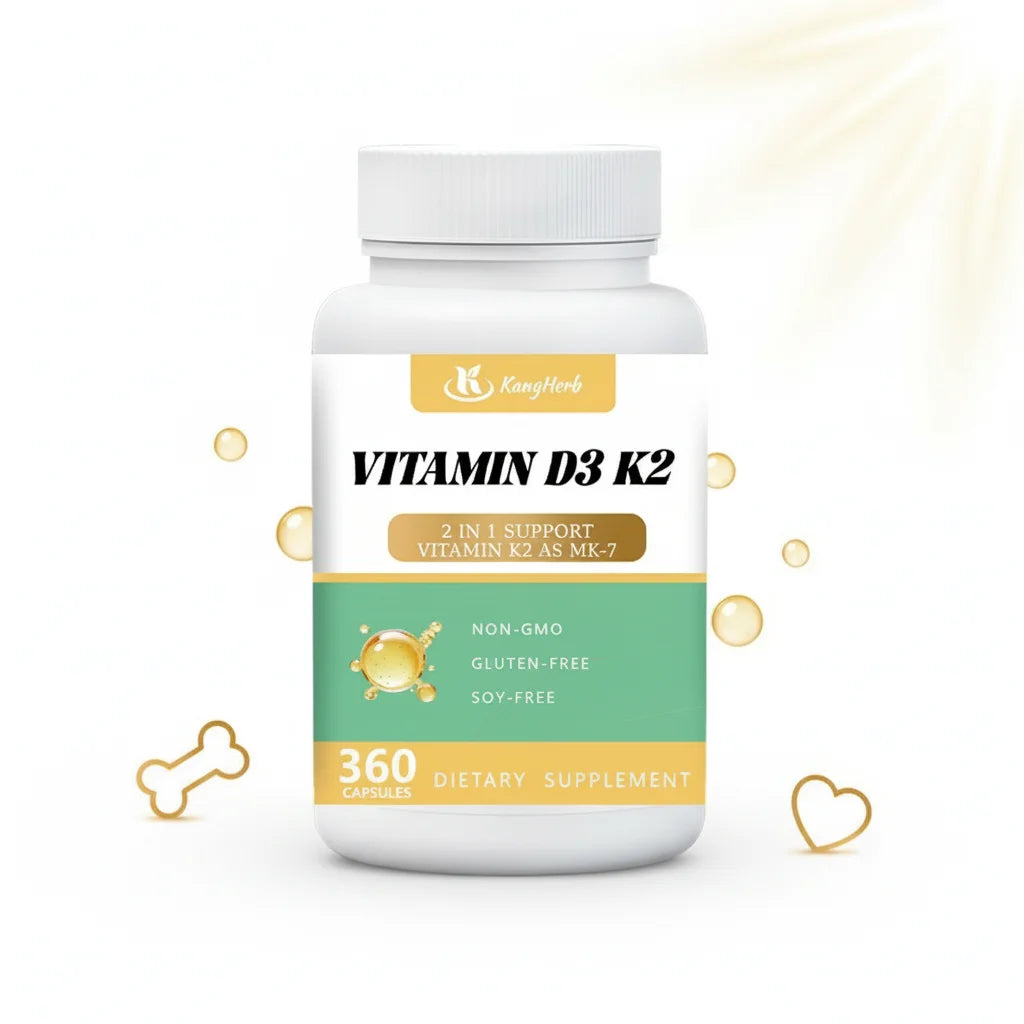 OEM Private Label Bulk Wholesale for Global Market Vitamin D3+K2 Capsules MegaBDM