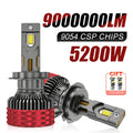 HYNBYZJ H4 H7 LED CANBUS H11 H1 H3 9005 HB3 9006 HB4 9007 9008 9012 LED Headlights 5200W High Power 6000K Car Headlamp Buld 12V