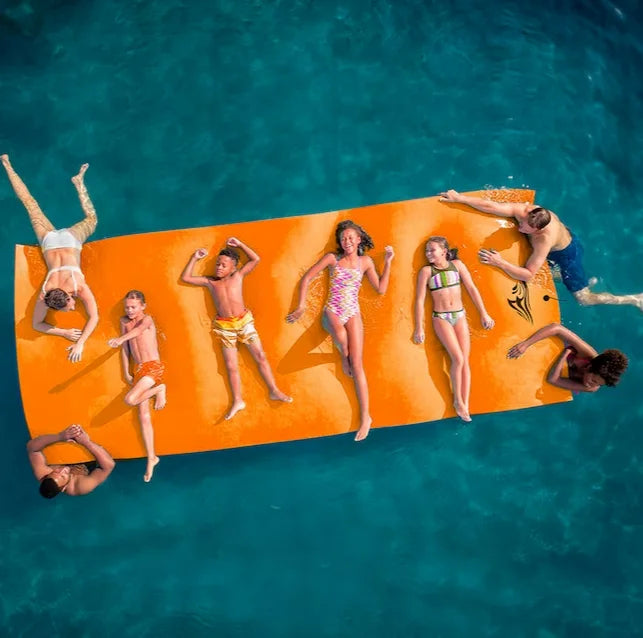 Factory Price Custom Antislip FoldableSummer Sunbathing  Water Sports Outdoor Large Anti Slip Pad XPE Foam Floating Water Mat