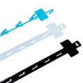 Metal Clips Strips Snacks Hanger Clips Strips Potato Chip Bag Rack with Label Header and 6 Clips Hanging Merchandise Strips
