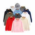 Bangladesh CN Factory Price Custom Logo Embroidery 320G Cotton Blend Fleece Lined Zip up Hoodie Oversized Casual Sweatshirt MegaBDM