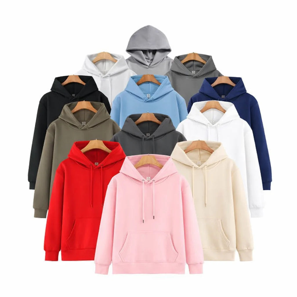Bangladesh CN Factory Price Custom Logo Embroidery 320G Cotton Blend Fleece Lined Zip up Hoodie Oversized Casual Sweatshirt MegaBDM