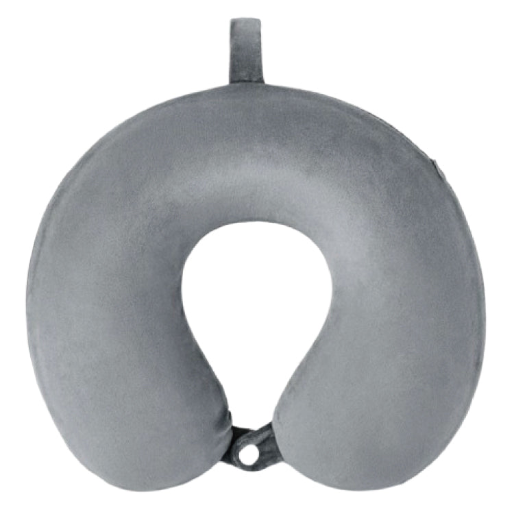 Wholesale Folded Memory Foam U-Shape Travel Neck Pillow Airplane Ergonomic Eco-Friendly Washable Portable Compact Bag Custom