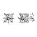 Passes Diamond Tester 5mm Moissanite 925 Sterling Silver Top Quality Jewelry Solitaire Stud Earrings for Women Destiny Jewellery