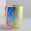 FENGJUN High Demand Amber Glass Candle Jars with Lids for Christmas Scented Candles
