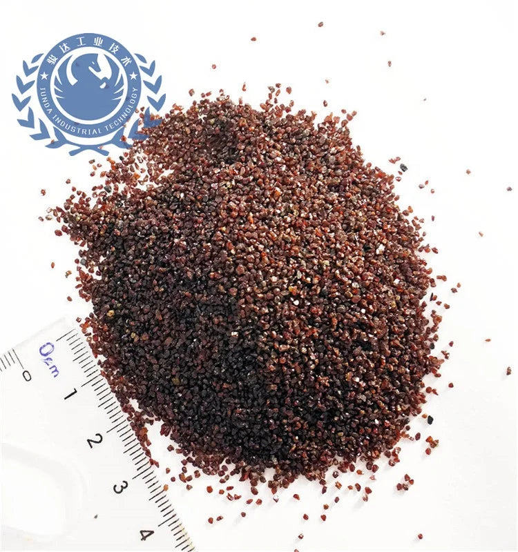New Red Garnet Sand 80# Grits Blasting Media for Waterjet Cutting Metal/Marble/Steel Abrasive