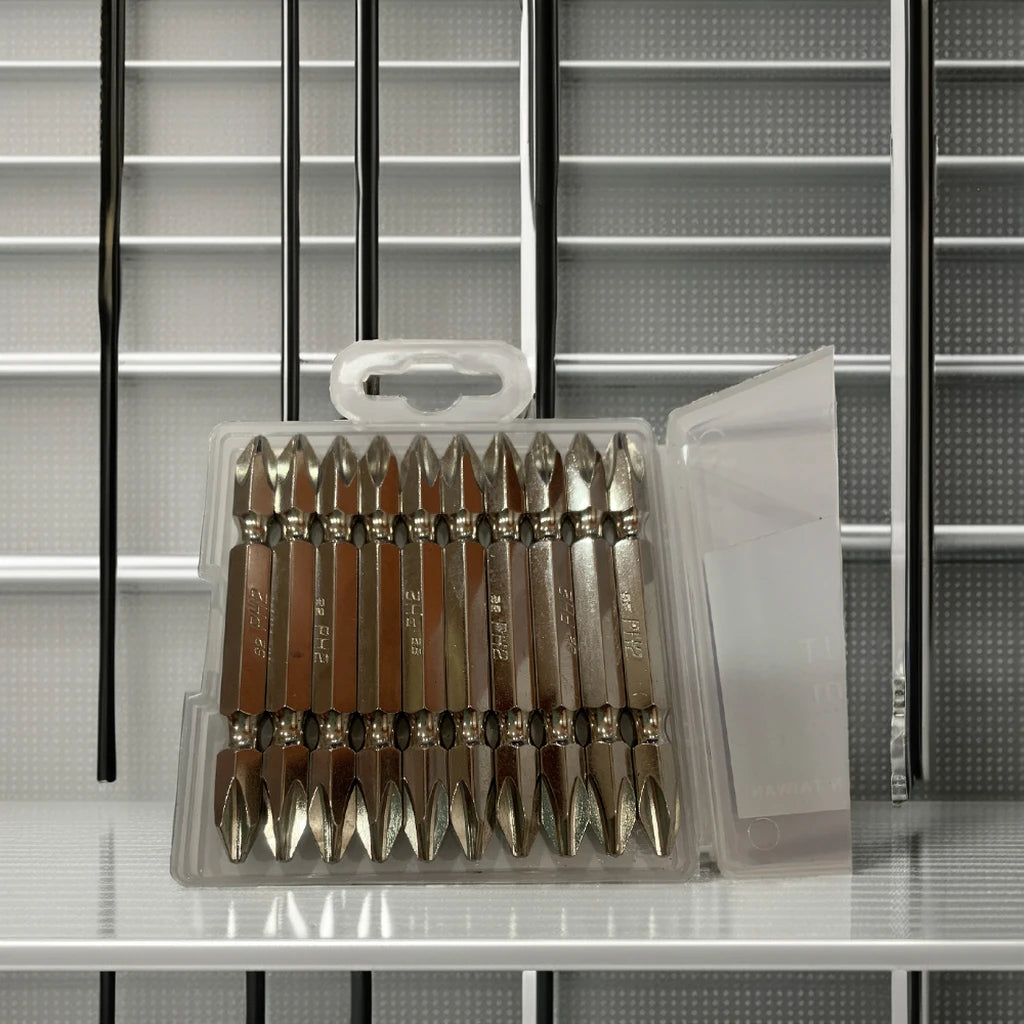 Industrial OEM DIY Hand Power Impact Screwdriver Bit Set Phillips Head S2 Steel Chrome Various Sizes Custom Logo Option MegaBDM